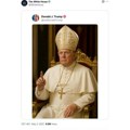 Bijela kuća objavila montažu na kojoj je Trump prikazan kao papa