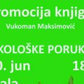 NAJAVA: Promocija knjige i tribina o ekološkim temama – Kulturni centar Zrenjanina Kulturni centar Zrenjanina