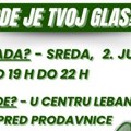 Potpisivanje peticije za raspisivanje vanrednih izbora sutra u centru Lebana