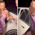Ceca u roze miniću sa kristalima stigla u Trebinje! Publika u transu pre nego što je započela koncert