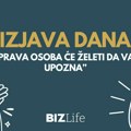 Izjava dana: „Prava osoba će želeti da vas upozna“
