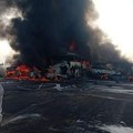 Vozila u plamenu, poginulo najmanje 30 ljudi: Jezivi prizori nakon lančanog sudara na auto-putu u Egiptu