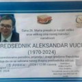 24Sedam: NATO opozicija poziva na smrt predsednika Srbije: U Mladenovcu postavili Vučićevu umrlicu! (foto)