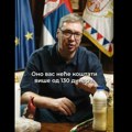Vučić: Ovo je ozbiljan rad za sve pristojne ljude u Srbiji VIDEO