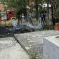 Varnice sa strujnih vodova izazvale požar u crkvenom dvorištu