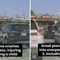 Dramatičan snimak: Ovo je trenutak kada se avion zakucao u nadvožnjak i srušio na auto-put