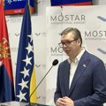 Vučić se obratio na ceremoniji: Važan događaj za Mostar i Beograd, BiH i Srbiju i povezivanje svih naših naroda…