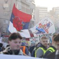 FOTO: Supruga Nebojše Glogovca na protestu nosi transparent s njegovim likom i jednim citatom