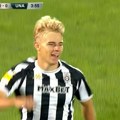 Ovako je Erik Kojzek u 4. minutu doneo prednost Partizanu protiv Une Štrasen na evropskom debiju
