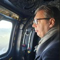 Vučić stigao u Švajcarsku: Predsednik objavio fotografiju iz helikoptera nadomak Davosa (foto, video)