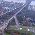 Desio se udes na Pančevačkom mostu, stvorila se ogromna kolona (foto)