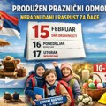 Produžen praznični odmor: Neradni dani za Dan državnosti i raspust za đake