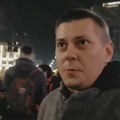 (VIDEO) Marčelo na blokadi ispred Vlade Srbije: Hajde da mlade saslušamo, a ne kao Boris Tadić da imamo stalno neki savet