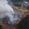 Danima traje požar u deponiji „Duboko“ kod Užica