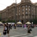 Treći dan protesta "Fakulteti na raskrsnici" ispred zgrade Vlade Srbije