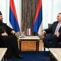 Minić i vladika Sergije razgovarali o značaju SPC u očuvanju nacionalnog identiteta