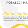 Zlatni septembar – mesec podrške deci i mladima obolelim od raka