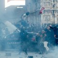 Haos u Milanu drugog dana protesta: Policija upotrebila suzavac i vodene topove