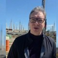 Vučić obišao gradilište nacionalnog stadiona:Radovi napreduju neverovatnom brzinom