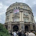 Protest ispred Rektorata u Nišu, studenti traže potpisivanje platforme