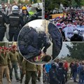Protesti protiv blokada i kontraprotesti: Naguravanje s policijom u Takovskoj, napeto u Bogatiću, kordon u Novom Sadu