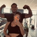 Darko i Katarina Lazić pokazuju mišiće u teretani: On je ljubi nasred sale, evo kako provode zajedničko vreme (video)