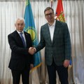 Vučić primio u oproštajnu posetu ambasadora Kazahstana Madija Atamkulova