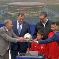 Vučić prisustvuje početku gradnje Nacionalnog stadiona