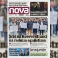 "Nova“ piše: Srbi na Kosovu stranci na rodnim ognjištima