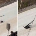 Jeziv pad sa ski-skakaonice: Vrteo se bez kontrole u vazduhu i pao na glavu