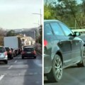 (Video) Lančani sudar u Novom Sadu, velike gužve u Temerinskoj ulici.