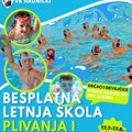 Besplatna letnja škola plivanja i vaterpola