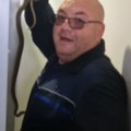 "Дај да је видимо, лелеее" Из радничког гардеробера извучена змија дуга 1 метар (видео)