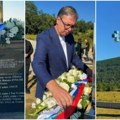 Vučić na Petrovačkoj cesti: Obaveza da stradali nikada ne budu zaboravljeni (video)