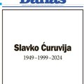 Naslovna strana lista Danas kao protest zbog presude za ubistvo Slavka Ćuruvije