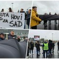 Novi Sad je stao na 14 minuta: Blokiran saobraćaj, građani koji mirno stoje, crne zastave i 14 crnih balona