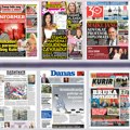 Naslovne strane sutrašnjih novina: Prelistavanje štampe za sredu, 3. jun 2026. godine