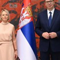 Predsednik Republike Srbije Aleksandar Vučić primio akreditivna pisma ambasadorke Kraljevine Švedske u Republici Srbiji…