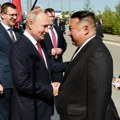 Путин и Ким Џонг Ун састали се на руском космодрому Восточни