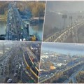Jutarnji špic u Beogradu: Kolaps na sve strane, kolone vozila na mostovima (foto)