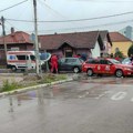Sudar tri vozila na uglu Solunske i Obilićeve ulice