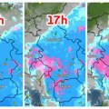 Radarska projekcija pokazuje kakav oblak danas „guta“ Srbiju, gde će biti najdramatičnije i kad kreće kolaps u Beogradu
