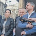 Aleksić ispred RIK-a: Svi ćute i čekaju mig Aleksandra Vučića