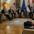 Vučić razgovarao sa predsednicima Svetske i Evropske atletske federacije: Predsednik ugostio Sebastijana Koua i Dobromira…