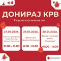 Akcije dobrovoljnog davanja krvi krajem januara u Sremskoj Mitrovici