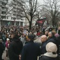 Protest "Marš za pravosuđe": Dijana Hrka se obratila tužiocima ispred Tužilaštva za organizovani kriminal VIDEO