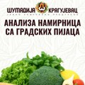Sezonsko povrće na pijaci Aerodrom potpuno bezbedno