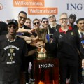 Košarkaši Nemačke dočekani u Frankfurtu posle osvajanja titule svetskog šampiona