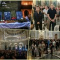 Rukovodstvo zvezde na pomenu žrtvama na Kosovu: Ogroman broj građana u Hramu Svetog Save (foto)