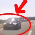 Jeziva scena na auto-putu kod Vranja! Crni folksvagen juri u kontra-smeru, objavljen užasan snimak